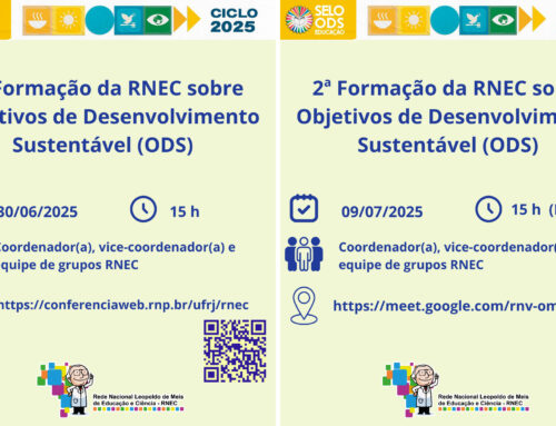 1ª e 2ª formação da RNEC sobre Objetivos de Desenvolvimento Sustentável (ODS)