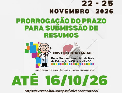 ATÉ 16/10/2026 – Prazo Prorrogado para Submissão de Resumos